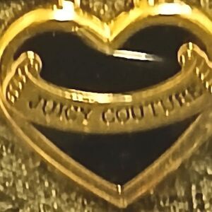 Juicy Couture Black and Gray Zip Around Wallet NWT